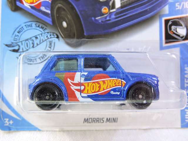 Hot Wheels  MORRIS MINI ( Blue HW ) Long Card