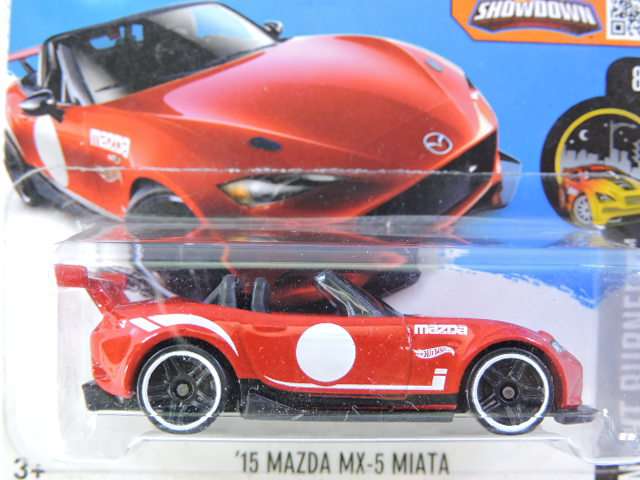 Hot Wheels MAZDA MX-5 MIATA Cabriolet ( Red white dot )