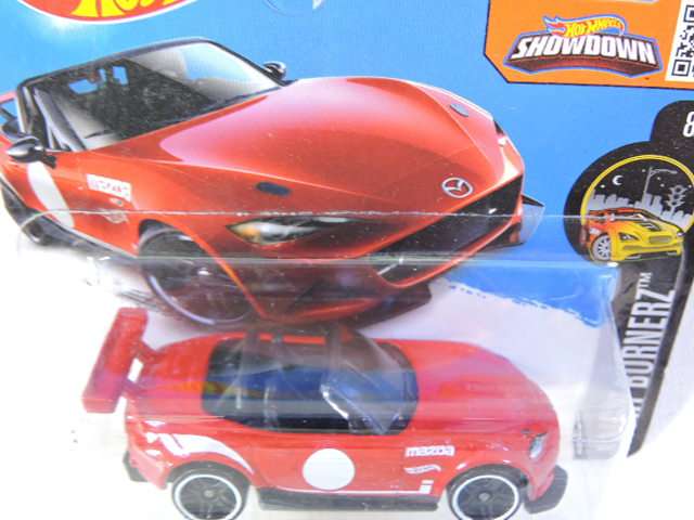 Hot Wheels MAZDA MX-5 MIATA Cabriolet ( Red white dot )