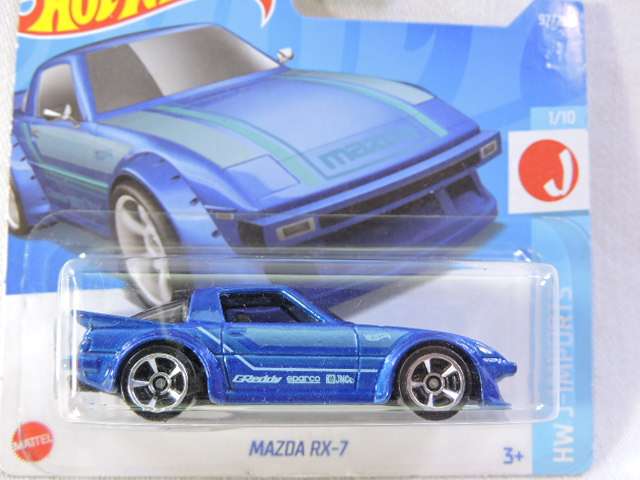 Hot Wheels MAZDA RX-7 ( Dark Blue G Reddy )