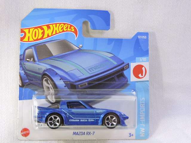 Hot Wheels MAZDA RX-7 ( Dark Blue G Reddy )