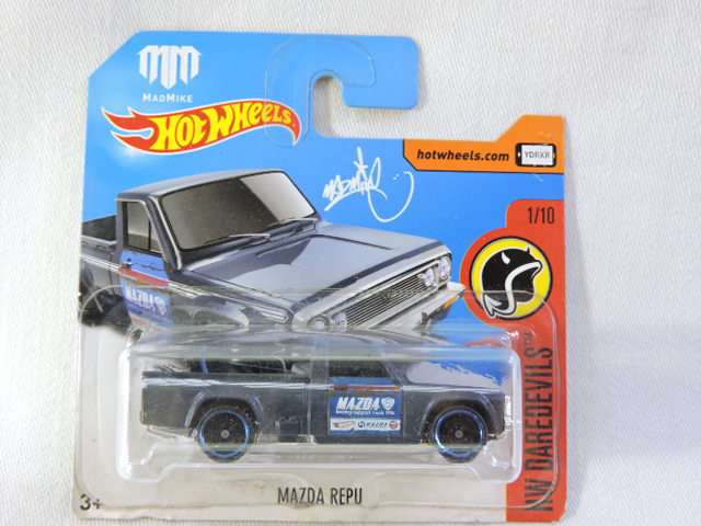 Hot Wheels MAZDA REPU Bakkie ( Mad Mike Gun metal Grey )