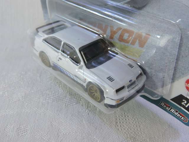Hot Wheels FORD SIERRA COSWORTH ( White ) Long Card  Car Culture Premium
