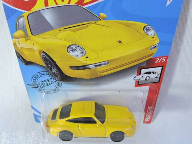 Hot Wheels PORSCHE Carrera ( Yellow ) Long Card