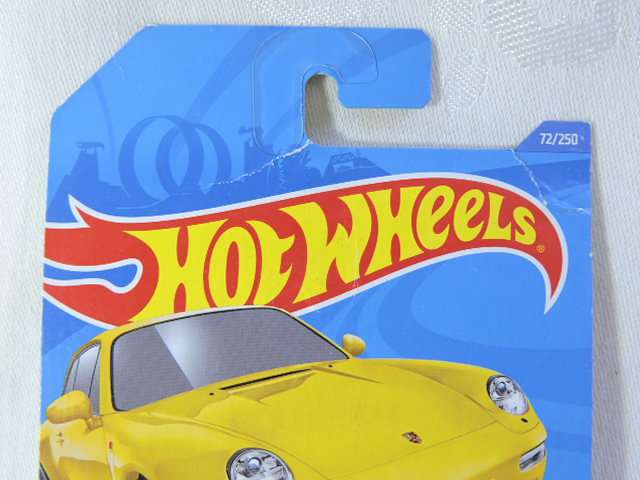Hot Wheels PORSCHE Carrera ( Yellow ) Long Card