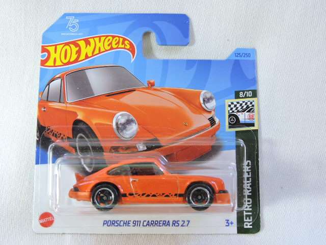 Hot Wheels PORSCHE 911 Carrera RS 2.7 ( Orange )
