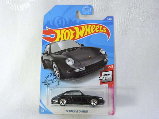 Hot Wheels PORSCHE Carrera ( Black ) Long Card