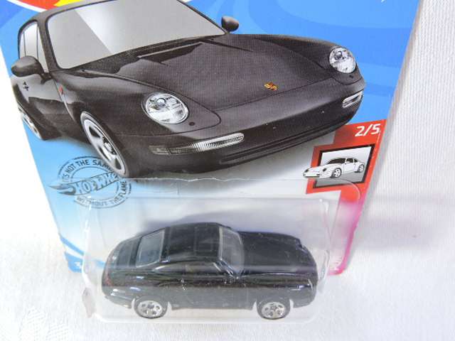 Hot Wheels PORSCHE Carrera ( Black ) Long Card