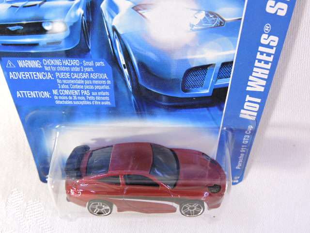 Hot Wheels PORSCHE 911 GT3 Cup ( Red ) Long Card