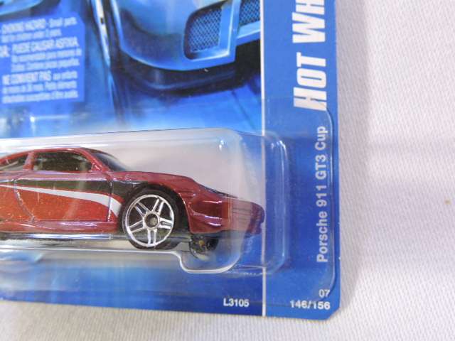 Hot Wheels PORSCHE 911 GT3 Cup ( Red ) Long Card