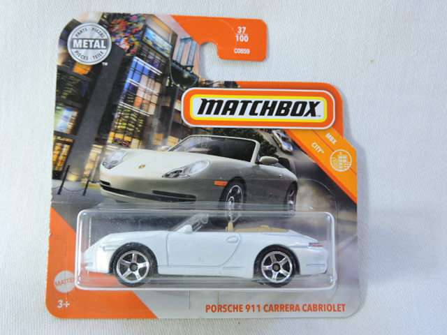 Matchbox PORSCHE 911 Carrera Cabriolet ( White ) Like Hot Wheels
