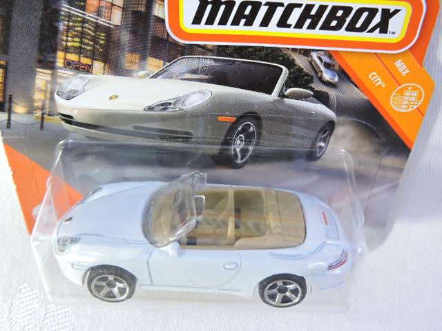 Matchbox PORSCHE 911 Carrera Cabriolet ( White ) Like Hot Wheels