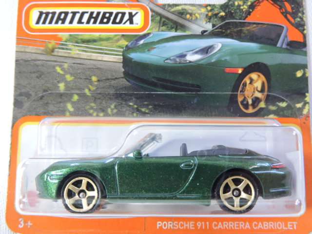 Matchbox PORSCHE 911 Carrera Cabriolet ( Green ) Like Hot Wheels