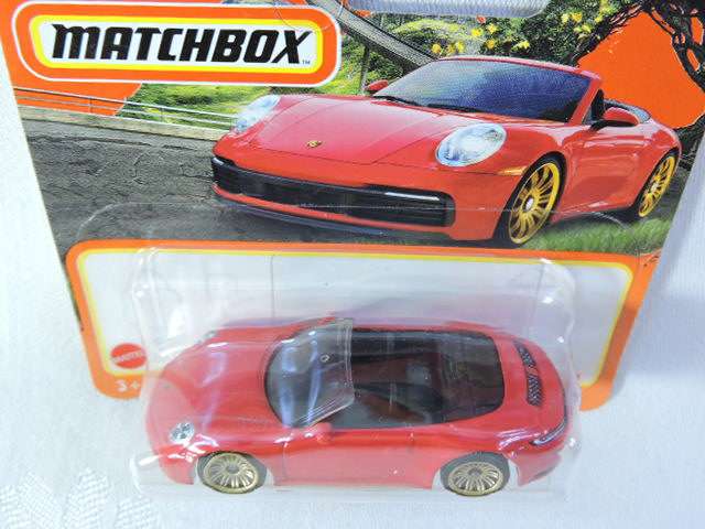 Matchbox PORSCHE 911 Carrera Cabriolet ( Red ) Like Hot Wheels