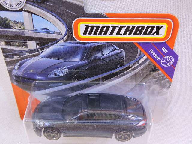 Matchbox PORSCHE Panamera ( Gun Metal Black) Like Hot Wheels