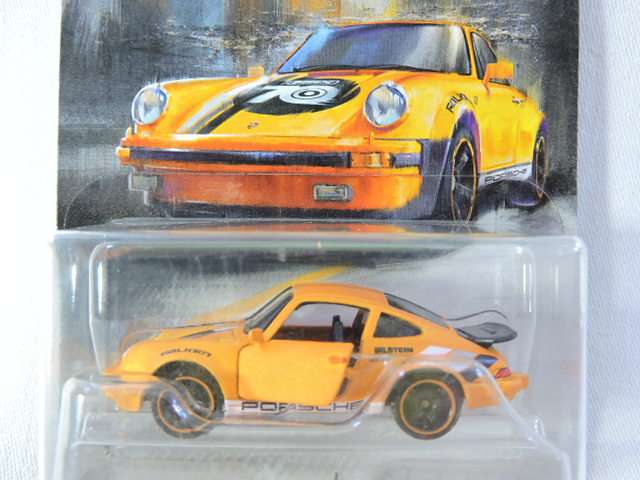 Matchbox PORSCHE 911 Turbo ( Orange ) Moving Parts   Like Hot Wheels