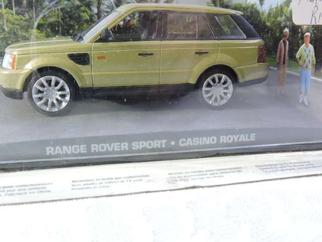 RANGE ROVER SPORT Mint in Sealed Box ( Gold )  James Bond  007 Casino Royale   Like Land Rover