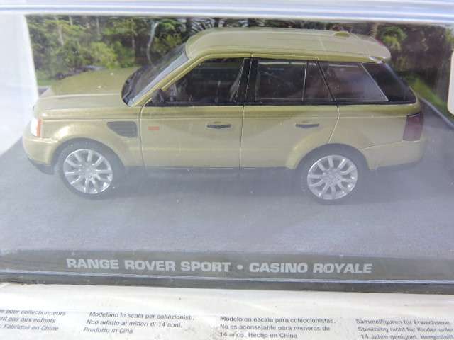 RANGE ROVER SPORT Mint in Sealed Box ( Gold )  James Bond  007 Casino Royale   Like Land Rover