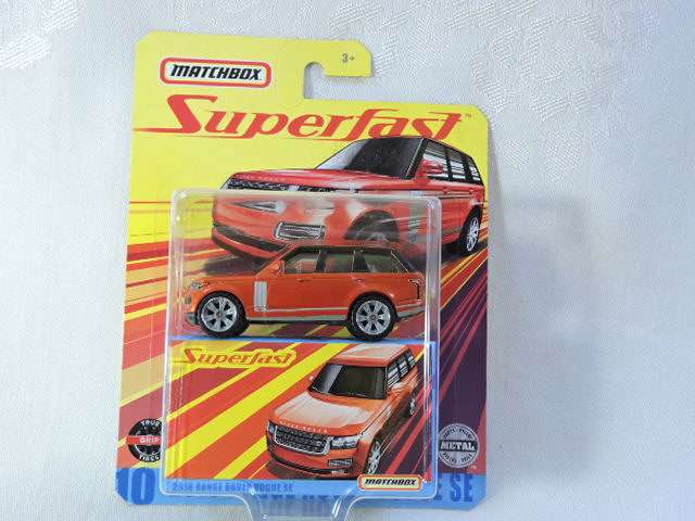 Matchbox RANGE ROVER VOGUE SE Mint in Box  ( Orange ) Like Land Rover  Like Hot Wheels
