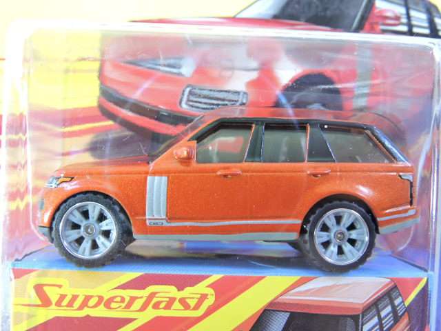 Matchbox RANGE ROVER VOGUE SE Mint in Box  ( Orange ) Like Land Rover  Like Hot Wheels