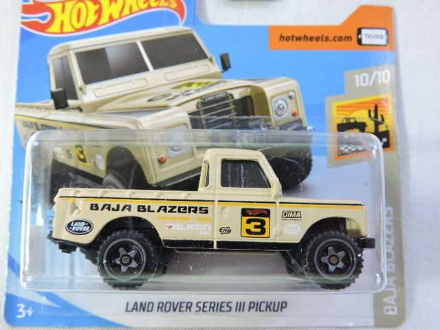 Hot Wheels Land Rover Series 111 Pickup Bakkie ( Beige #3 )