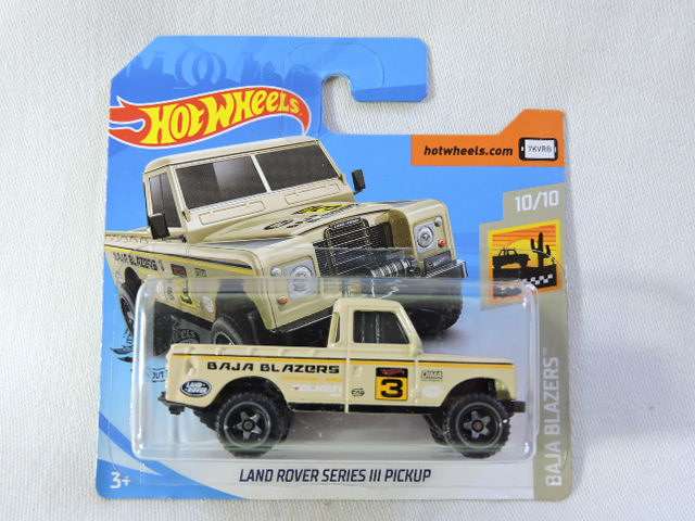 Hot Wheels Land Rover Series 111 Pickup Bakkie ( Beige #3 )
