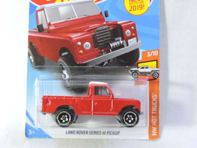 Hot Wheels Land Rover Series 111 Pickup Bakkie ( Red ) Long Card