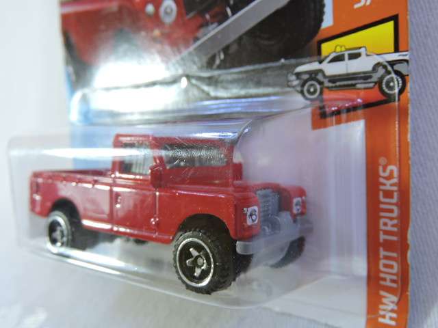 Hot Wheels Land Rover Series 111 Pickup Bakkie ( Red ) Long Card