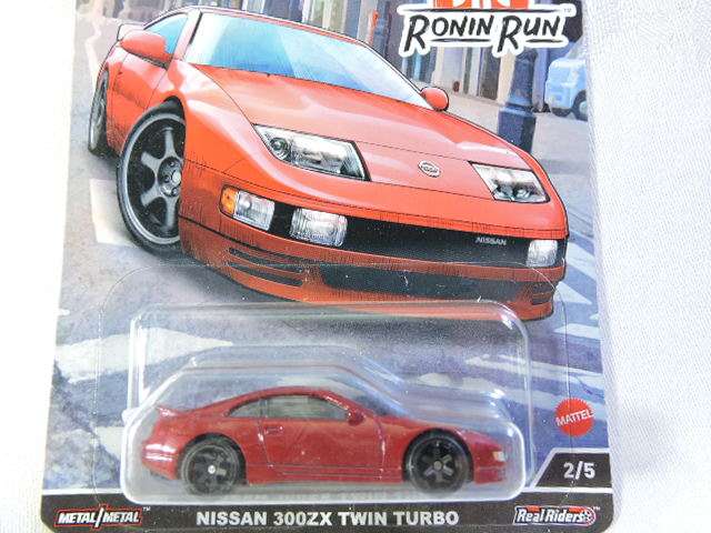Hot Wheels NISSAN 300 ZX Twin Turbo ( Red  ) Premium Car Culture Ronin Run Like DATSUN