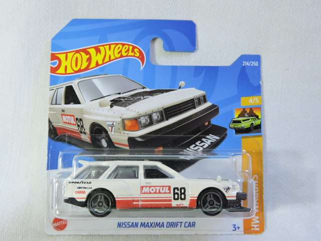 Hot Wheels NISSAN MAXIMA Drift Car ( White #68 ) Like Datsun
