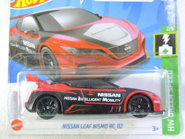 Hot Wheels NISSAN LEAF NISMO RC_02 ( Red & Black ) Like Datsun