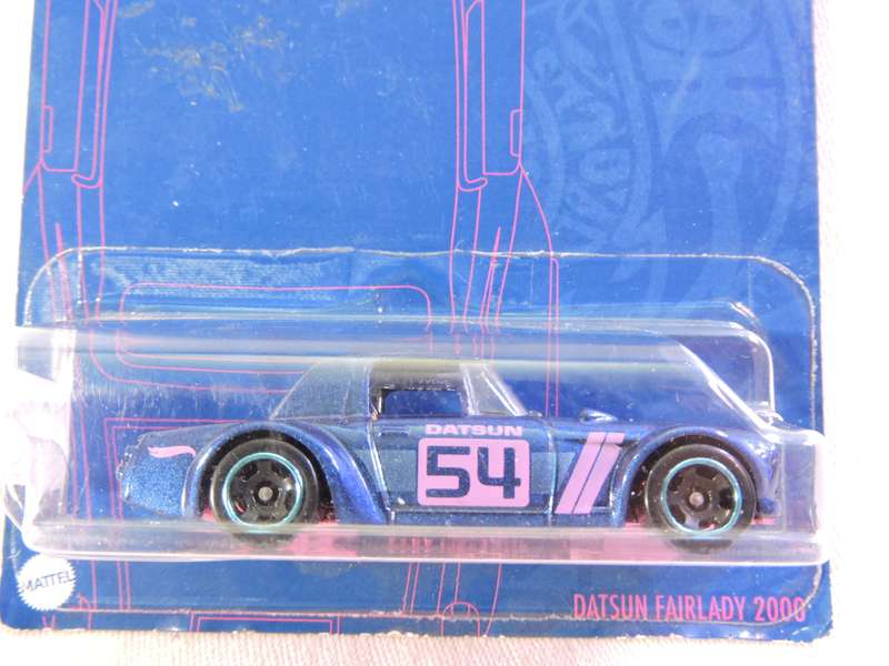Hot Wheels DATSUN Fairlady Z ( Blue/purple #54 ) Like NISSAN  Long Card