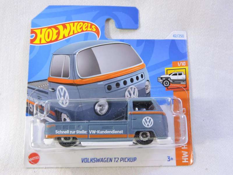 Hot Wheels VW VOLKSWAGEN T2 Pickup Kombi Bakkie ( Grey )