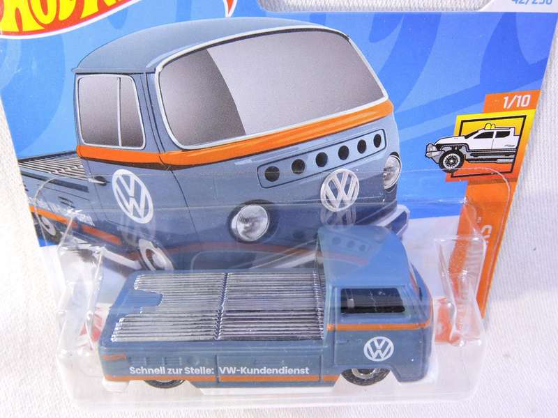 Hot Wheels VW VOLKSWAGEN T2 Pickup Kombi Bakkie ( Grey )