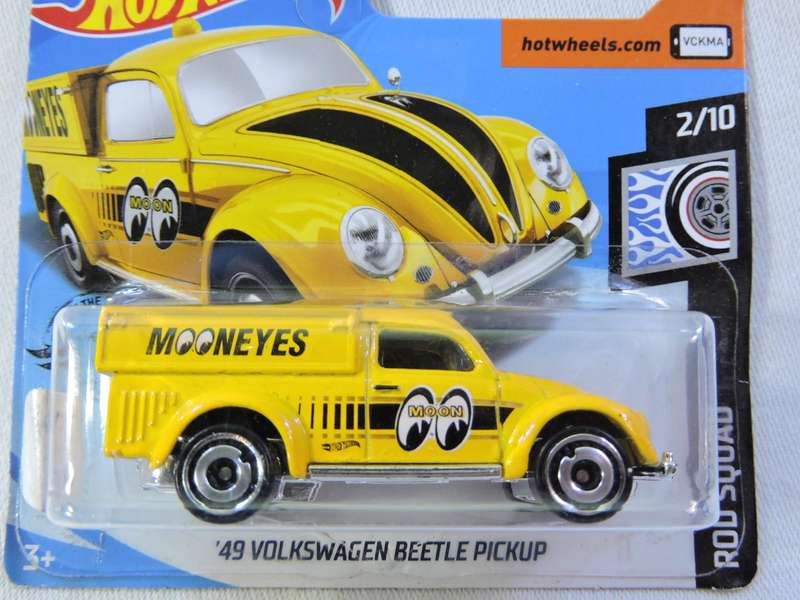 Hot Wheels VW VOLKSWAGEN Beetle Pickup Bakkie ( Yellow Mooneyes )