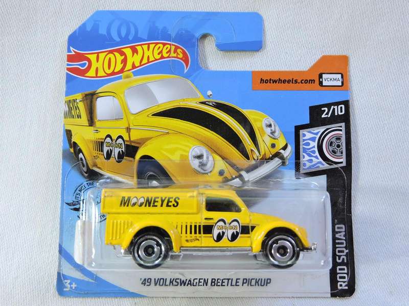 Hot Wheels VW VOLKSWAGEN Beetle Pickup Bakkie ( Yellow Mooneyes )
