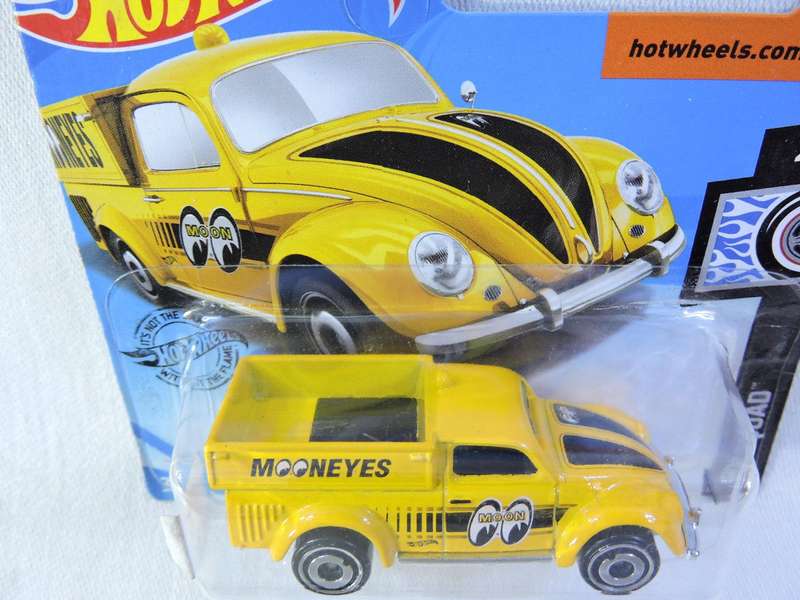 Hot Wheels VW VOLKSWAGEN Beetle Pickup Bakkie ( Yellow Mooneyes )