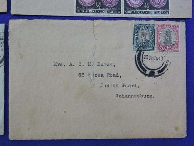 Postal history Stamped envelopes x4