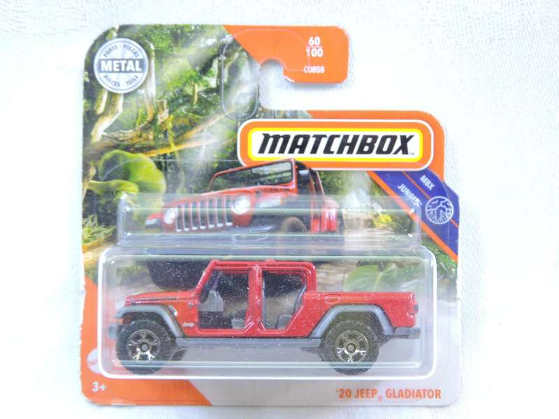 Matchbox JEEP Gladiator ( Red ) 60/100   Like Hot Wheels