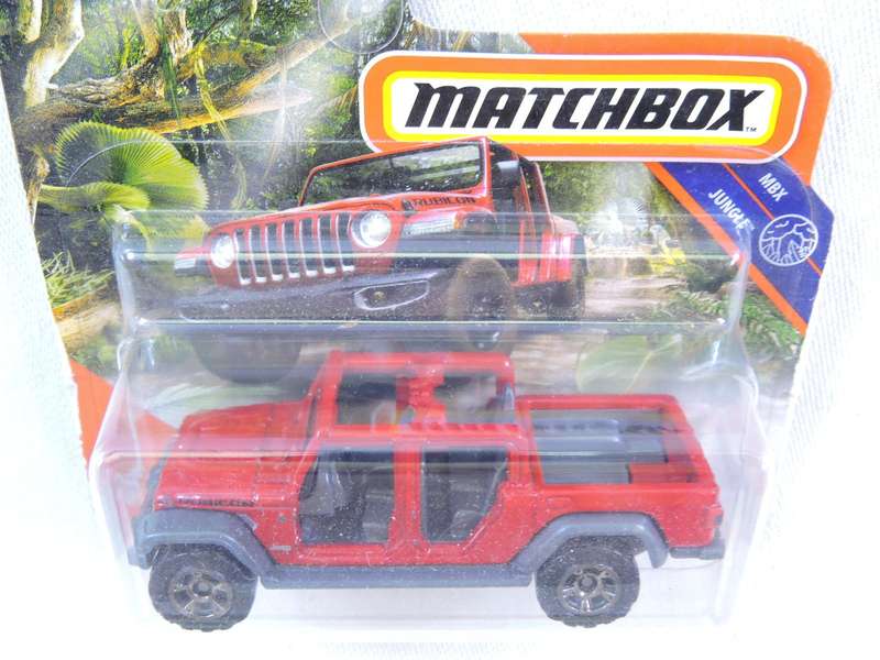 Matchbox JEEP Gladiator ( Red ) 60/100   Like Hot Wheels