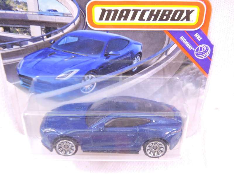 Matchbox JAGUAR F Type Coupe ( Blue ) 52/100   Like Hot Wheels