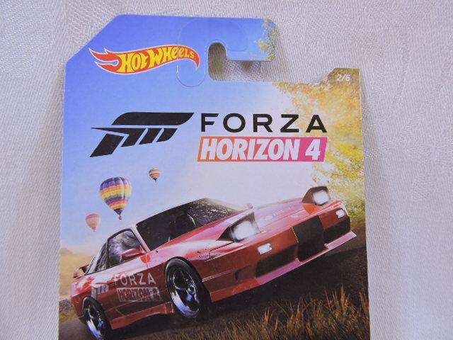Hot Wheels NISSAN 180 sx Type x ( Red FORZA ) Long card  Like Datsun