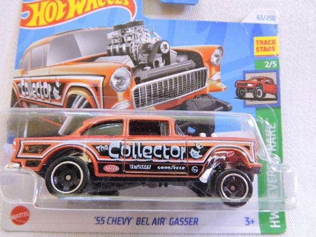 Hot wheels Chevy Chevrolet Bel Air Gasser ( Orange/Brown The Collector )