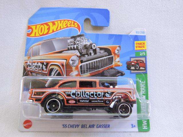 Hot wheels Chevy Chevrolet Bel Air Gasser ( Orange/Brown The Collector )