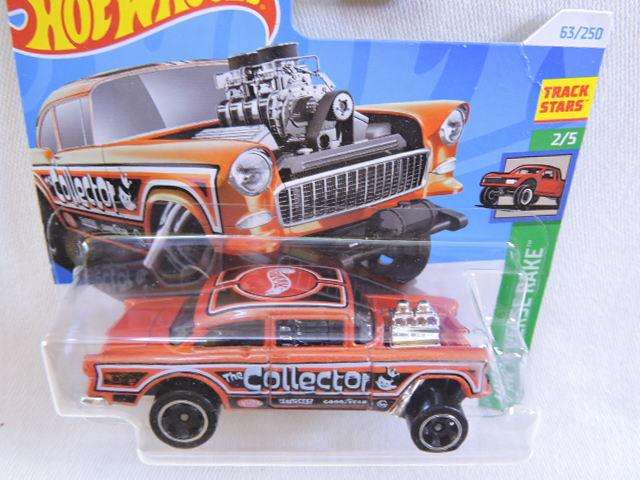 Hot wheels Chevy Chevrolet Bel Air Gasser ( Orange/Brown The Collector )