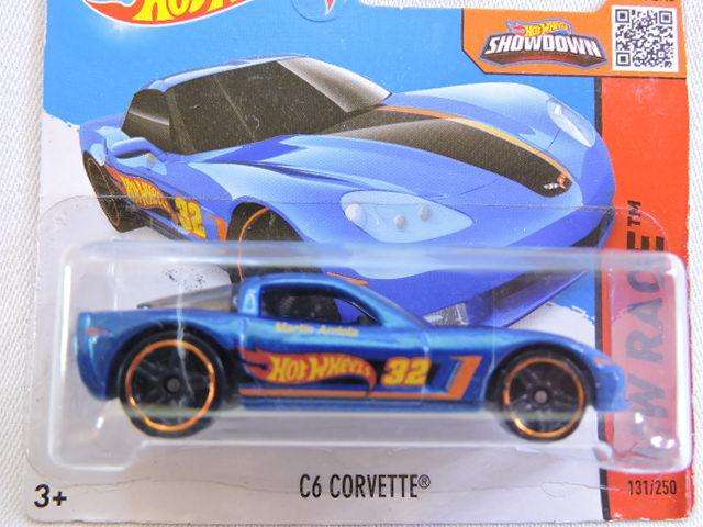 Hot wheels Chevy Chevrolet C6 Corvette  ( Blue HW #32 )