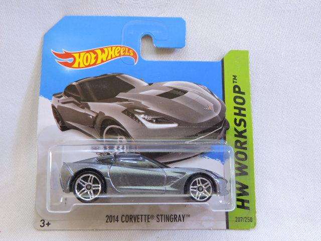 Hot wheels Chevy Chevrolet Corvette Stingray ( Silver )