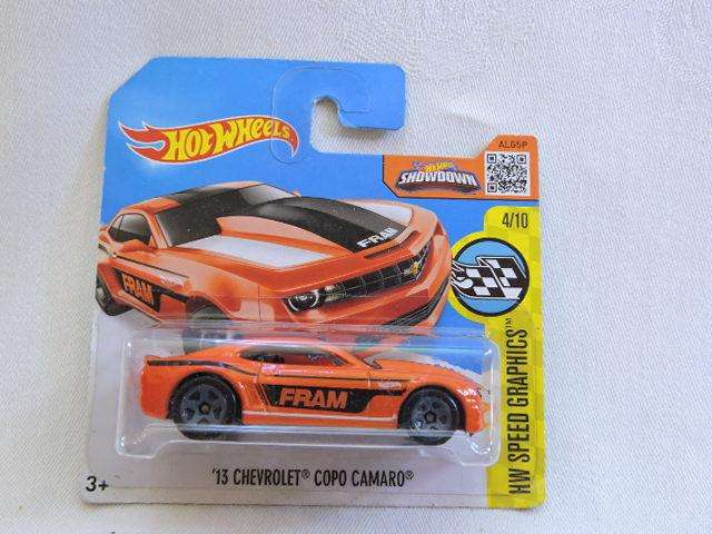 Hot wheels Chevy Chevrolet Copo Camaro ( Orange FRAM )