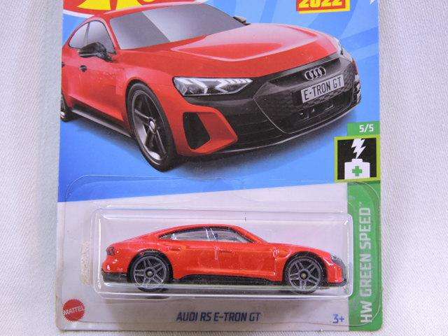 Hot wheels AUDI RS E-Tron GT ( Red ) Long Card