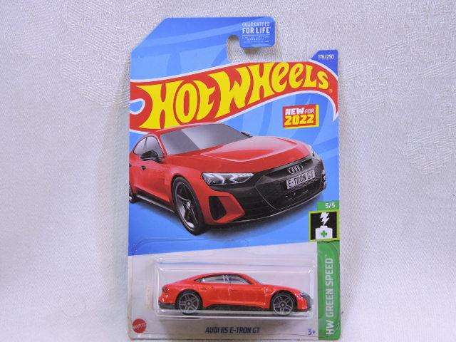 Hot wheels AUDI RS E-Tron GT ( Red ) Long Card
